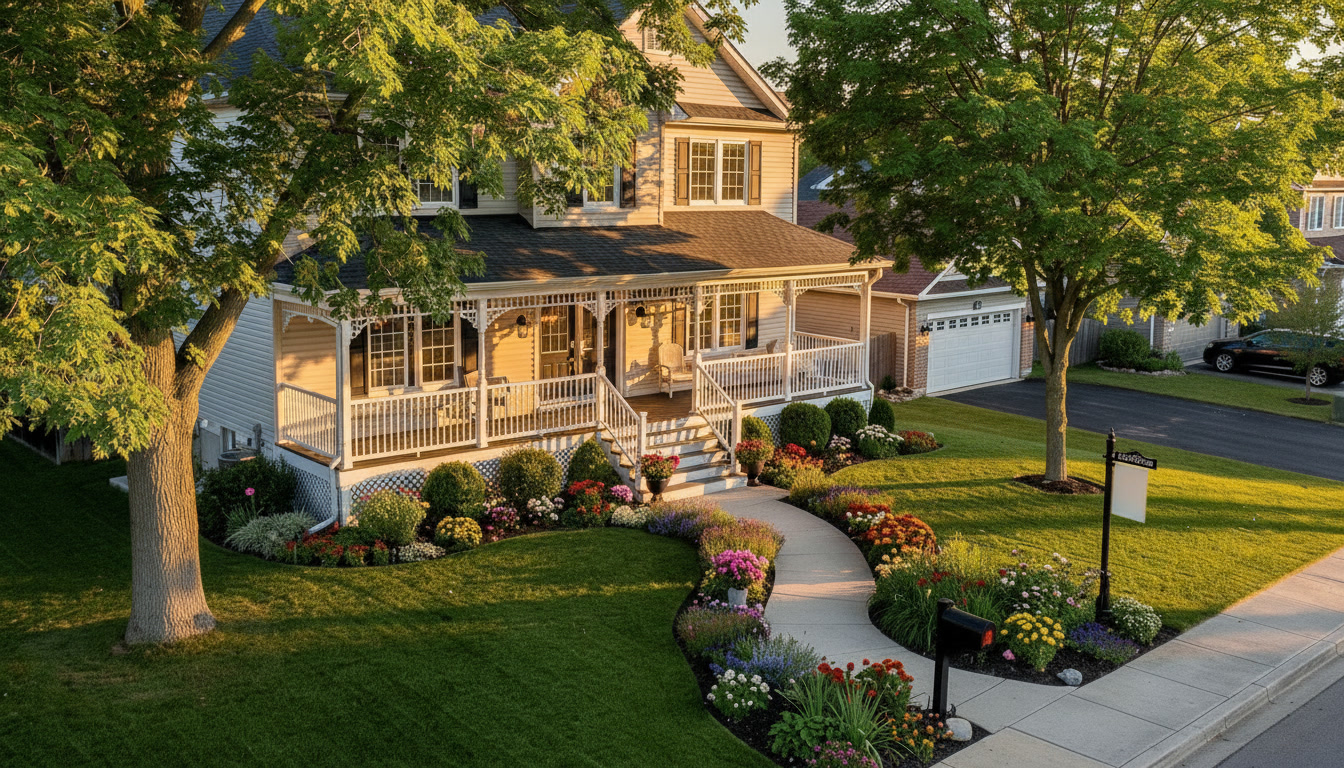 Beautiful home exterior