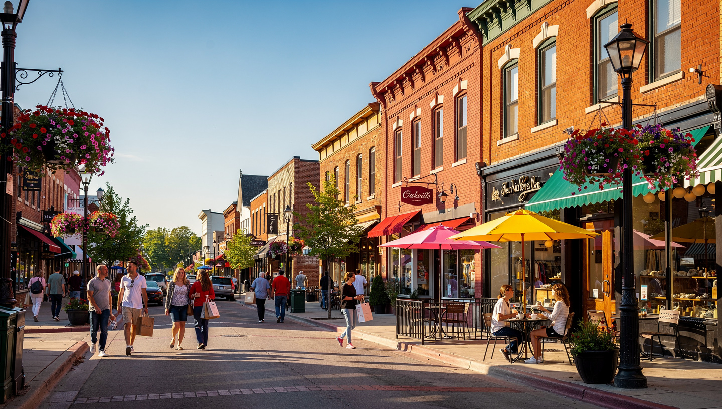 Tree-lined Ontario neighbourhood