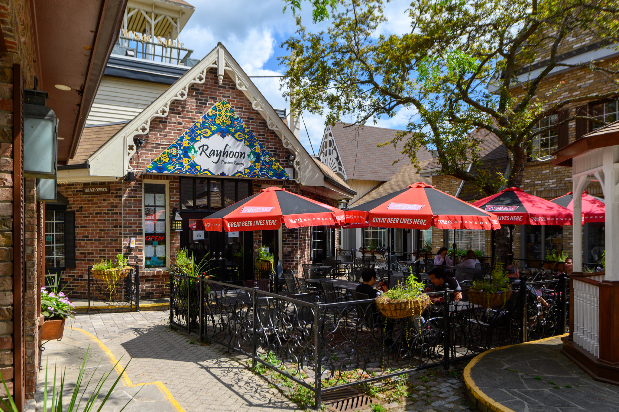 Burlington Ontario village square